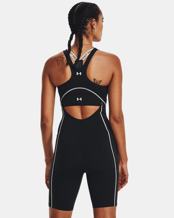 Women's Project Rock Bodysuit, Black, pdpMainDesktop image number 4